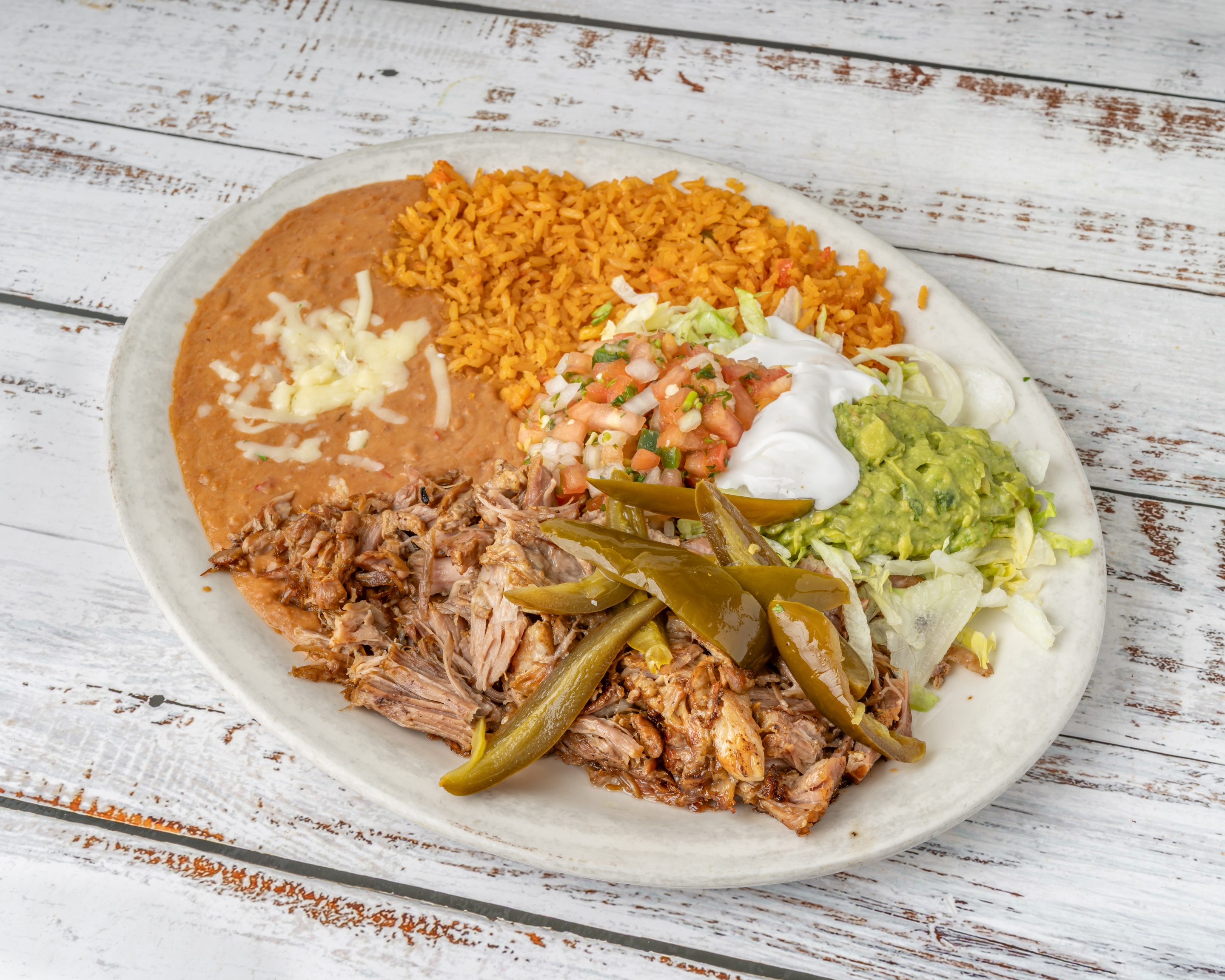 Carnitas — slow-cooked pulled pork