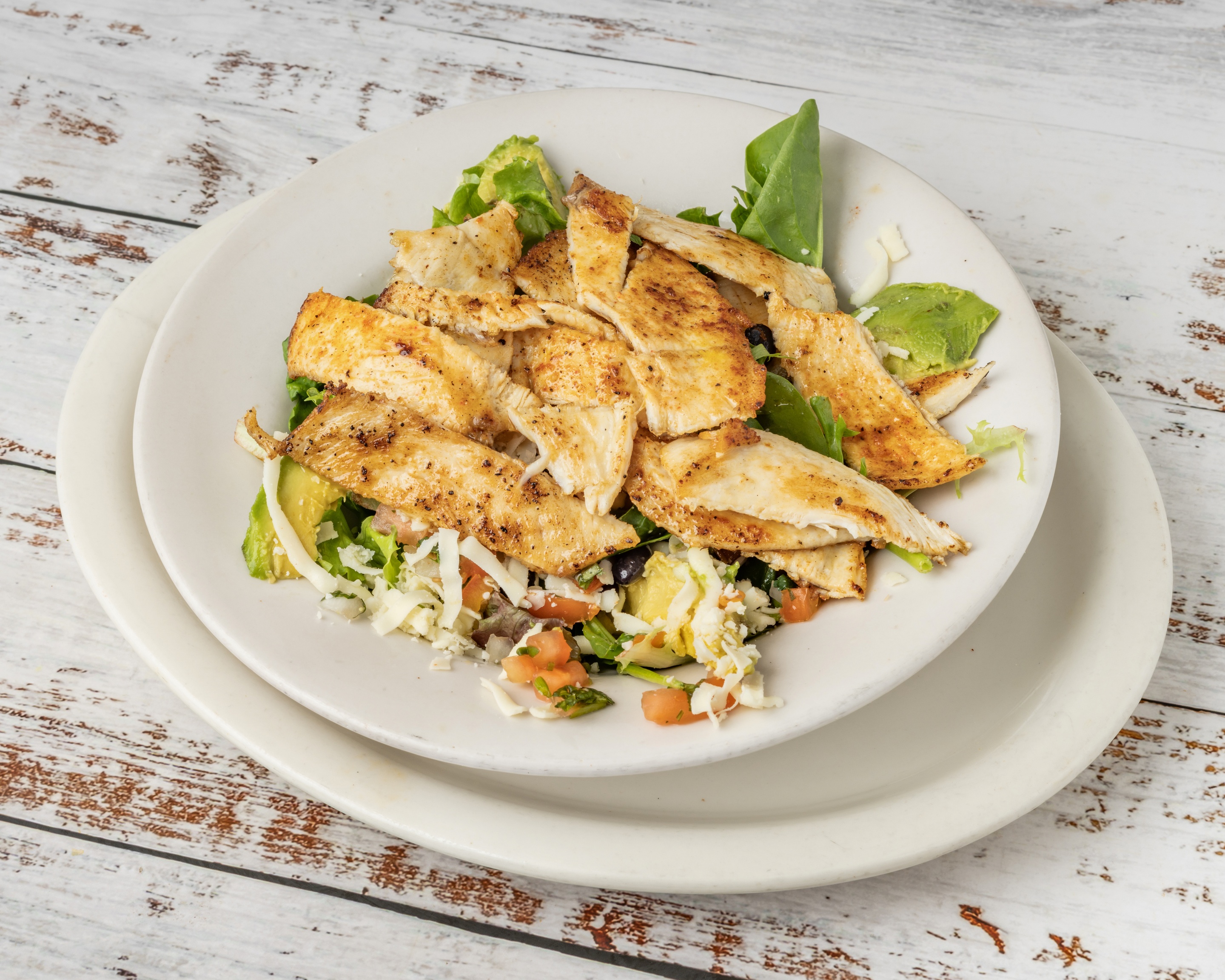 Chicken Salad with fresh toppings